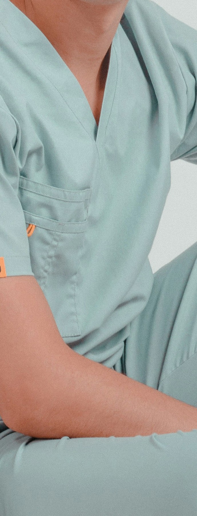 Health & spa tunic and scrubs